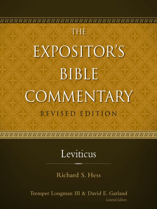 Title details for Leviticus by Richard Hess - Available